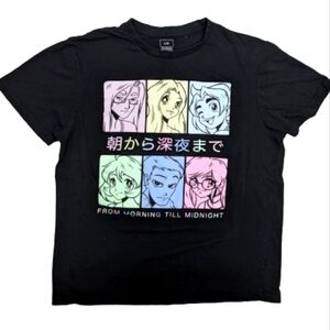 Manga Kawaii black t-shirt